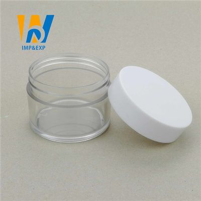 barattoli cosmetici di plastica della radura di 20ml 30g 30ml 2 Oz 1 Oz con i piccoli contenitori di campione cosmetici dei coperchi