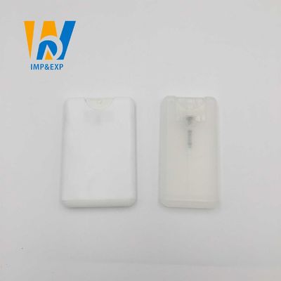La carta di credito antibatterica riutilizzabile di rettangolo modella il prodotto disinfettante esile della mano spruzza lo spruzzo della bottiglia di 20ml 15ml