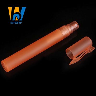 nuovo arrivo 10ml profumo di plastica Pen With Clip Cap della bottiglia dello spruzzo di profumo dell'atomizzatore di molti colori