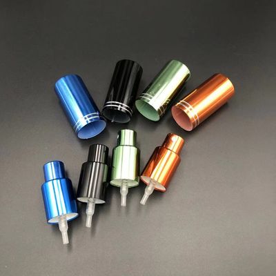 18 415 18 400 18/410 di vite cosmetica della foschia del cappuccio fine di alluminio dello spruzzatore sulla pompa