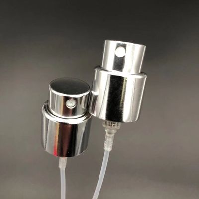 Pompa fine 15mm dello spruzzatore della foschia della vite del metallo d'argento del profumo